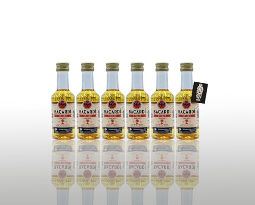 Bacardi 6er-Set Spiced Rum Miniatur (35% vol.) 6x50 ml von Generisch