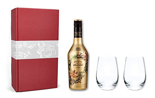 Baileys Chocolat Luxe 15,7% 0,5l mit 2 Stölzle Gläsern in Geschenkkarton (Farbe: Rot) von Generisch