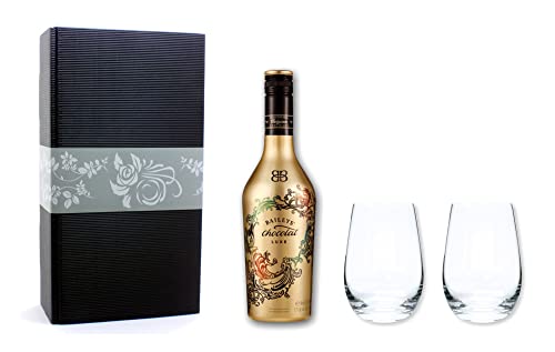 Baileys Chocolat Luxe 15,7% 0,5l mit 2 Stölzle Gläsern in Geschenkkarton (Farbe: Schwarz) von Generisch