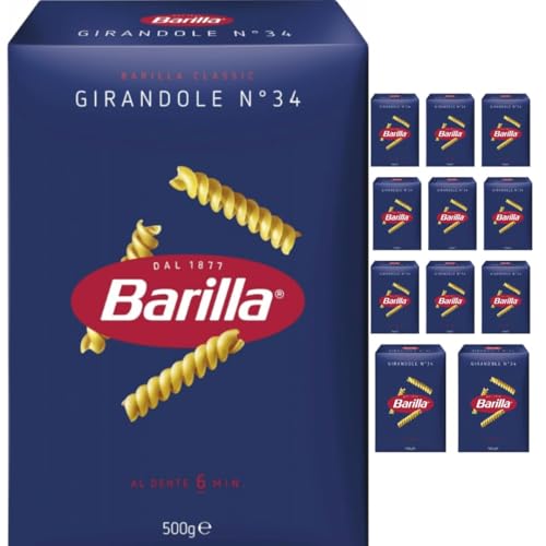 Barilla Pasta Nudeln Girandole No 34 pasta 500 gramm x 12 Stück von Generisch