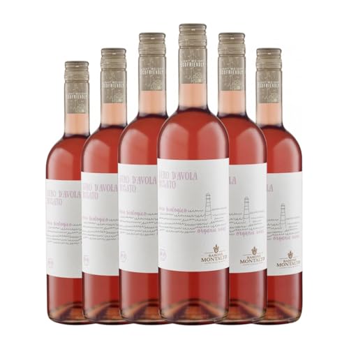 Barone Montalto Rosato Nero d'Avola 75 cl Rosé-Wein (Karton mit 6 Flaschen von 75 cl) von Generisch