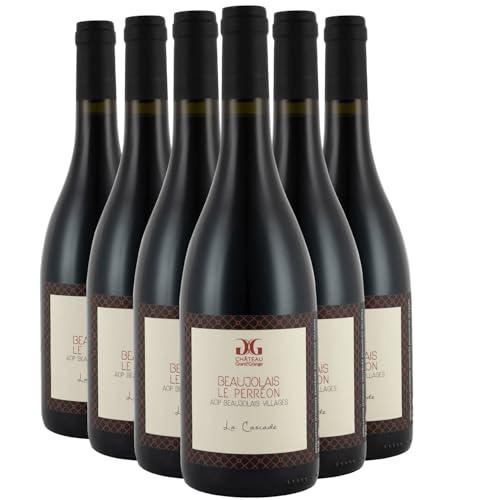 Beaujolais Villages Le Perréon La Cascade Rotwein 2023 - Château Grand Grange - g.U. - Beaujolais Frankreich - Rebsorte Gamay - 6x75cl von Generisch