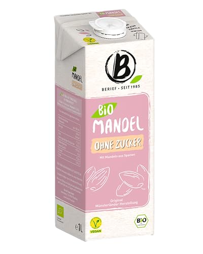 Berief Bio Mandel Drink - Ohne Zucker (8 x 1L), 8er Pack von Generisch