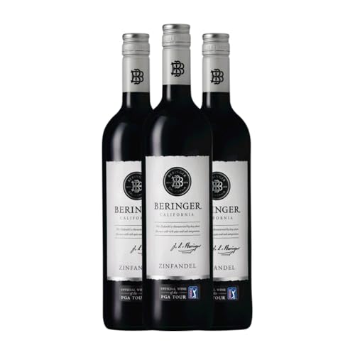 Beringer Classic Zinfandel California 75 cl Rotwein (Karton mit 3 Flaschen von 75 cl) von Generisch