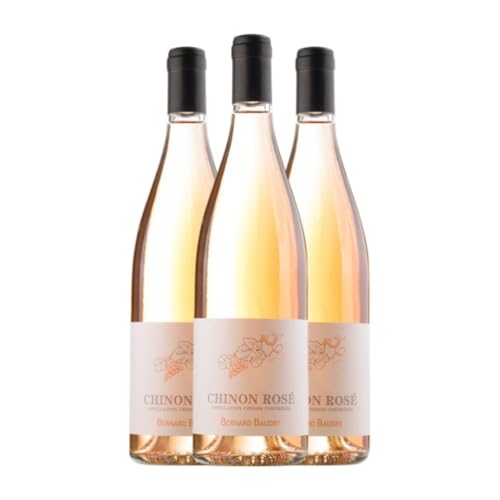 Bernard Baudry Rosé Cabernet Franc Chinon 75 cl Rosé-Wein (Karton mit 3 Flaschen von 75 cl) von Generisch