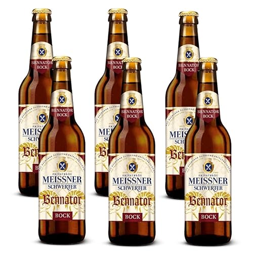 Bierpaket Bockbier Meissner Schwerter Bennator hell 6,5% vol./ 6 Flaschen 0,5 Liter inkl. Mehrweg Pfand von Generisch