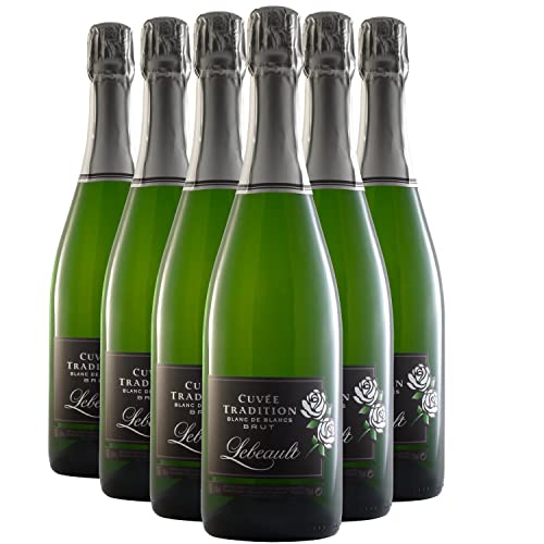 Blanc de Blanc Weißwein - Domaine Lebeault - französischer Wein - Sekt - Burgund Frankreich - Rebsorte Chardonnay - 6x75cl von Generisch