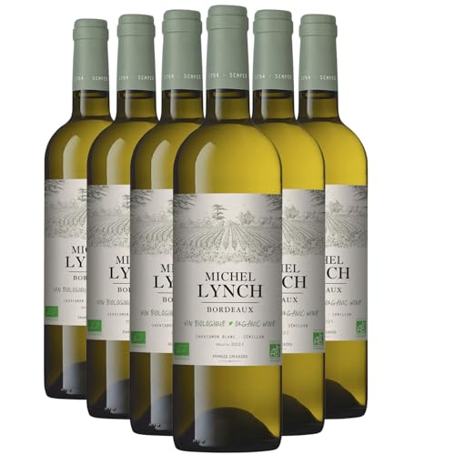 Bordeaux Vin Biologique Weißwein 2022 - Bio - Michel Lynch - g.U. - Bordeaux Frankreich - Rebsorte Sauvignon Blanc, Sémillon - 6x75cl von Generisch