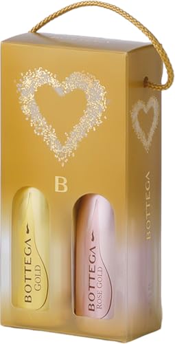 Bottega Gold und Rosé Gold in je 0,2 Liter Piccolo 11,25% 2 x 0,2 Liter Geschenkbox von Generisch