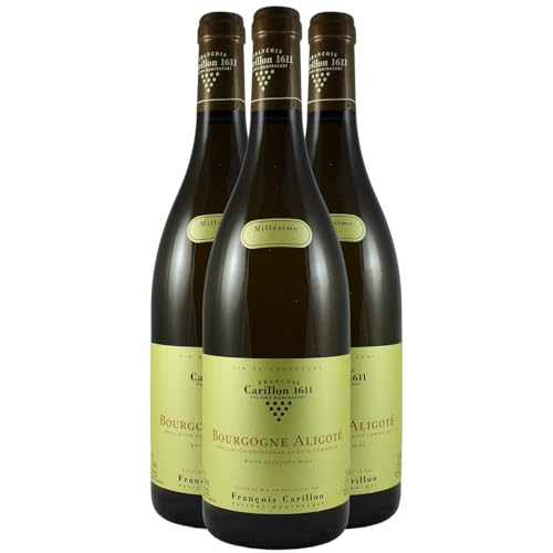 Bourgogne Aligoté Weißwein 2018 - Domaine François Carillon - g.U. - Burgund Frankreich - Rebsorte Aligoté - 3x75cl von Generisch