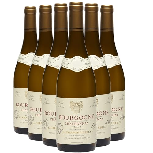 Bourgogne Chardonnay Tiserny Weißwein 2022 - Maison Tramier - g.U. - Burgund Frankreich - Rebsorte Chardonnay - 6x75cl von Generisch