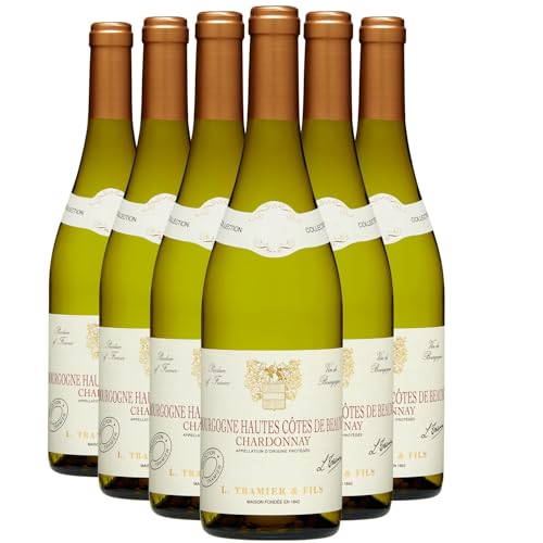 Bourgogne Hautes Côtes de Beaune Weißwein 2023 - Maison Tramier - g.U. - Burgund Frankreich - Rebsorte Chardonnay - 6x75cl von Generisch