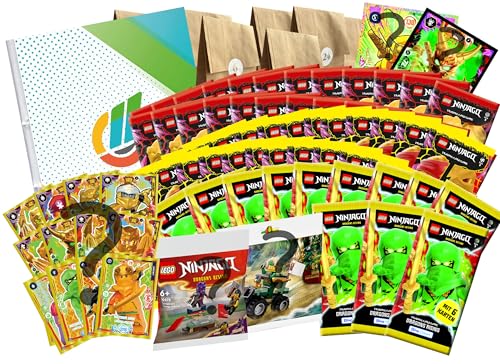 Bundle mit Ninjago - Der ultimative Trading Cards Adventskalender mit Serie 8, 8 NEXT LEVEL & 9! von Generisch