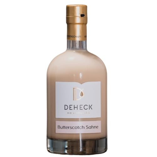 Butterscotch Creme-Likör 0,5 L | original Butterscotch Sahnelikör von Deheck | Likör mit Karamell, Vanille, Toffee | Butter-Scotch 17% Vol. von Generisch