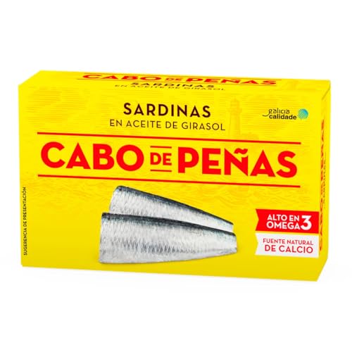 CABO DE PEÑAS Sardinen in Sonnenblumenöl Dose 84 g. 9er-Pack von Generisch