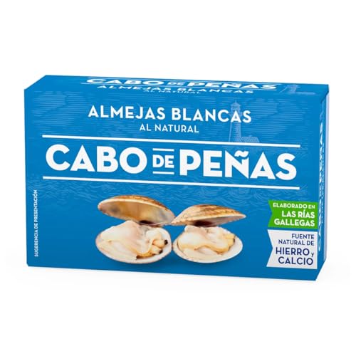 CABO DE PEÑAS Weiße Venusmuschel natur 63 g. 9er Pack von Generisch