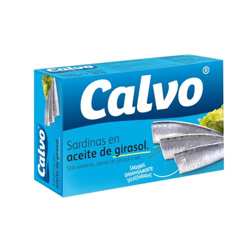 CALVO Sardinen in Sonnenblumenöl 84 g. 9er-Pack von Generisch