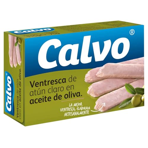 CALVO Thunfisch-Bauchstück in Olivenöl Dose 75 g. 9er-Packung. von Generisch