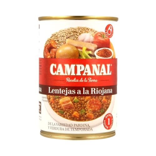 CAMPANAL Linsen mit Chorizo CAMPANAL 425 g. 2er Pack von Generisch