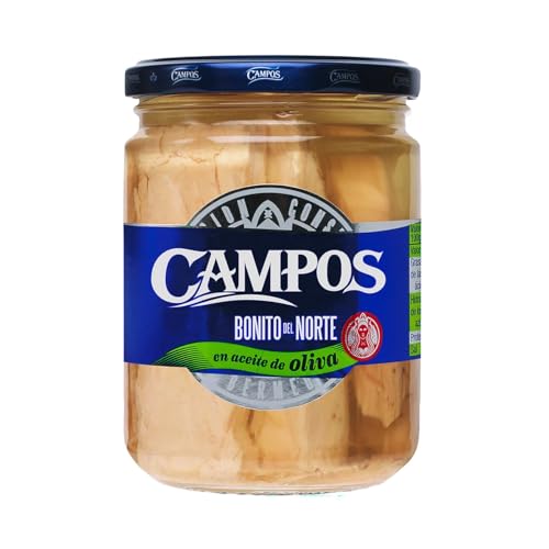 CAMPOS Weißer Thunfisch aus dem Norden in Olivenöl CAMPOS 260 g, 6er-Pack. von Generisch