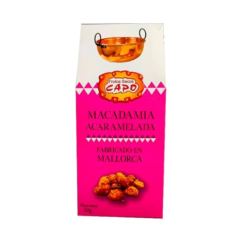 CAPO Karamellisierte Macadamia 70 g. 8er-Packung von Generisch