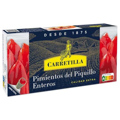 CARRETILLA Ganze Piquillo-Paprika 150 g Dose 6er Pack von Generisch