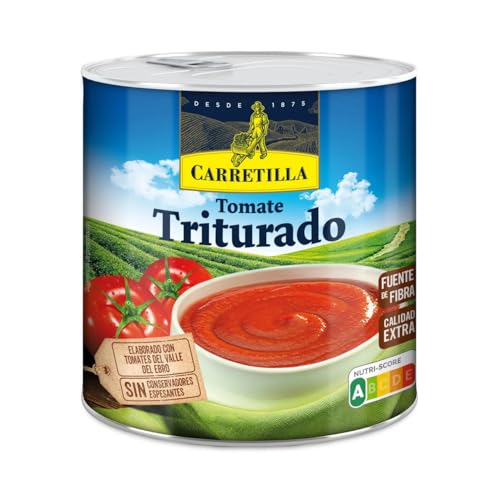 CARRETILLA Gehackte Tomaten, 800 g Dose. von Generisch