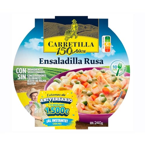 CARRETILLA Russischer Salat 240 g 4er-Pack von Generisch