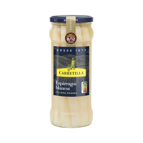 CARRETILLA Weiße Spargel extra (sehr dickes Kaliber) 8/12 Stück 325 g 2er Pack von Generisch