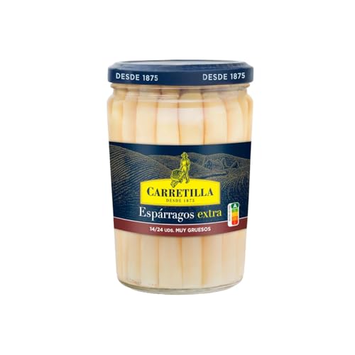 CARRETILLA Weißer Spargel 17/24 Stück 425 g Dose 2er Pack von Generisch