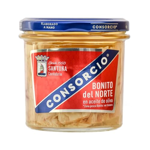 CONSORCIO Weißer Thunfisch aus dem Norden in Olivenöl Glas 150 g. 9er-Pack von Generisch