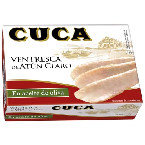 CUCA Helles Thunfisch-Bauchstück mit Olivenöl 82 g. 9er-Pack von Generisch