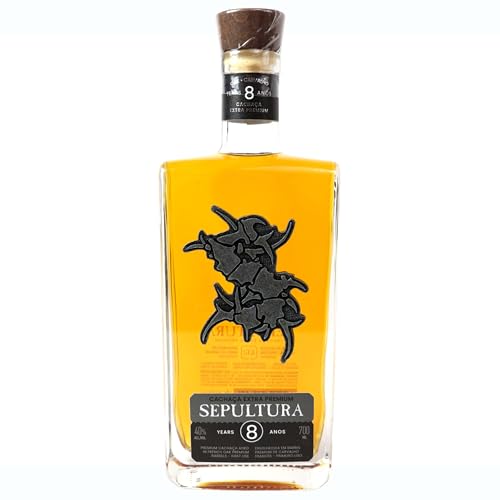 Cachaça Sepultura Extra Premium | 8 Jahre in französischen Eichenfässern gereift | 700ml 40% Vol von Generisch