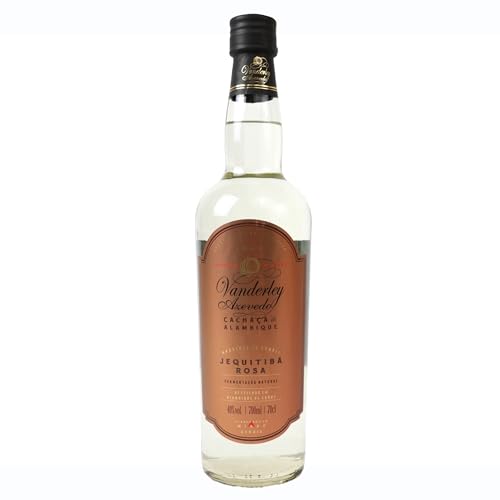 Cachaça Vanderley Azevedo Jequitibá Rosa | 2 Jahre in Jequitibá-Rosa-Holzfässern gereift | 700ml 40% vol von Generisch