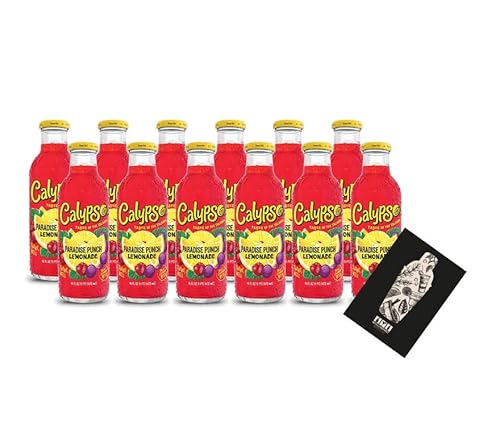 Calypso Paradise Punch Lemonade 12x 473ml inkl. Pfand EINWEG Orangen Ananas Zitronen Kirschen Trauben von Generisch