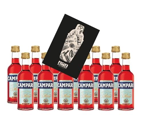 Generisch Campari Bitter Miniatur 12x 50ml (25% vol) Campari Milano Mini- [Enthält Sulfite] von Generisch