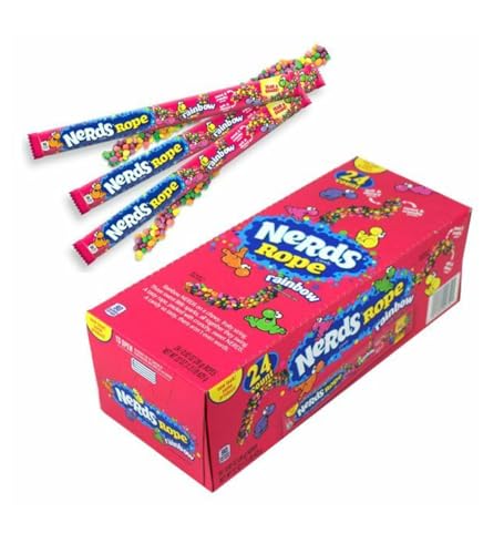 CandyFox.de | Wonka Nerds Rope Rainbow 26g, bunte Fruchtgummischnur von Generisch