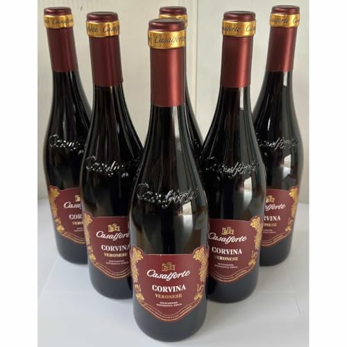 Casaforte Corvina Veronese Rotwein, Flasche 750 ml, Packung mit 6 Flaschen von Generisch