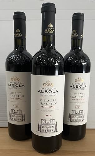 Castello di Albola, Chianti Classico Riserva DOCG BIO 2020, Rotwein aus Italien, 750 ml., 3er-Set von Generisch