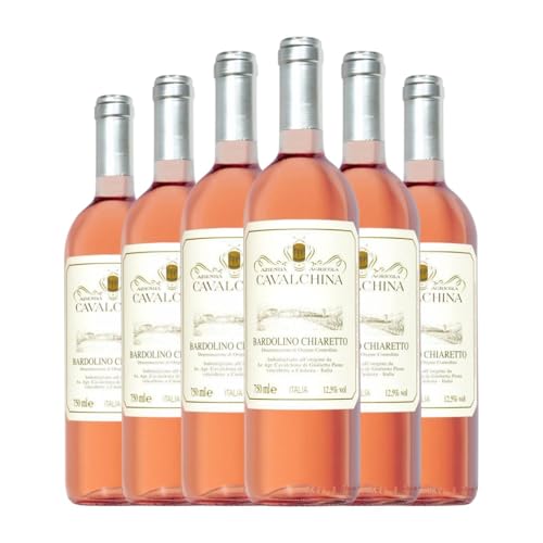 Cavalchina Chiaretto Bardolino 75 cl Rosé-Wein (Karton mit 6 Flaschen von 75 cl) von Generisch