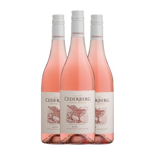 Cederberg Sustainable Rosé Syrah Western Cape 75 cl Rosé-Wein (Karton mit 3 Flaschen von 75 cl) von Generisch