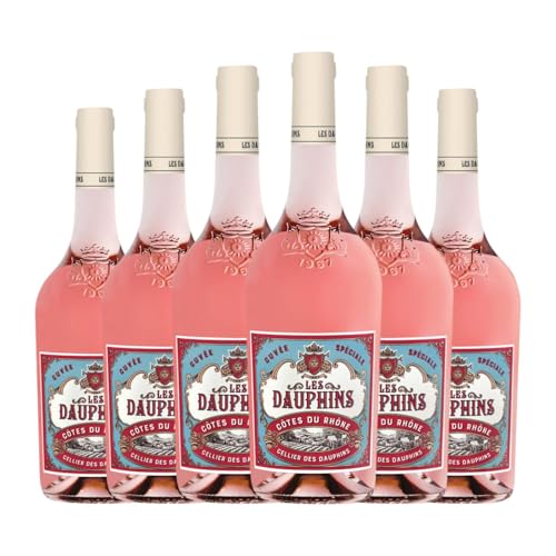 Cellier des Dauphins Rosé Côtes du Rhône 75 cl Rosé-Wein (Karton mit 6 Flaschen von 75 cl) von Generisch