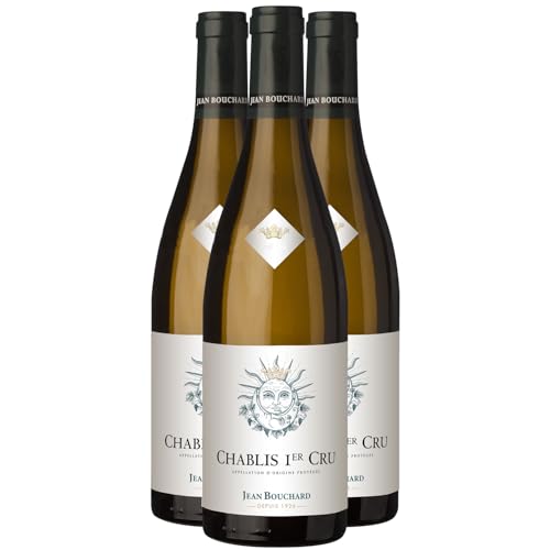 Chablis 1er Cru Weißwein 2021 - Jean Bouchard - g.U. - Burgund Frankreich - Rebsorte Chardonnay - 3x75cl von Generisch