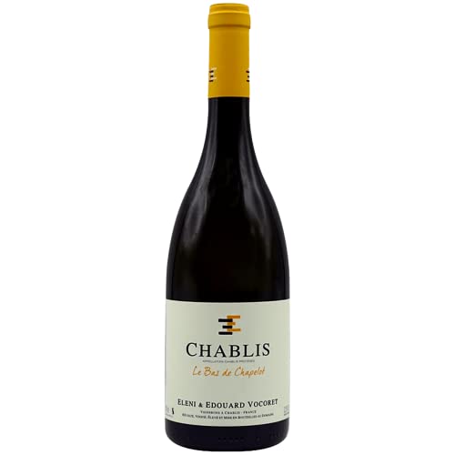 Chablis Bas de Chapelot Weißwein 2019 - Domaine Eleni et Edouard Vocoret - g.U. - Burgund Frankreich - Rebsorte Chardonnay - 75cl von Generisch