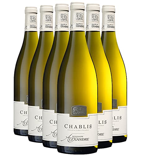 Chablis Weißwein 2022 - Domaine Alexandre - g.U. - Burgund Frankreich - Rebsorte Chardonnay - 6x75cl von Generisch