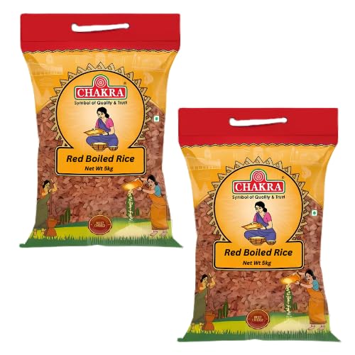 Chakra Roter Vorgekochter/Matta Reis (2er-Pack, je 5kg) von Generisch