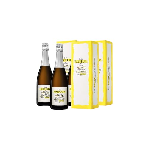 Champagne Brut Nature by Starck Coffret 2015 - Champagne Louis Roederer - Rebsorte Pinot Meunier, Pinot Noir, Chardonnay - 3x75cl von Generisch