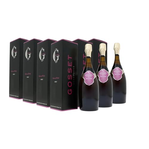 Champagne Grand Rosé ETUI Rosé - Champagne Gosset - Rebsorte Chardonnay, Pinot Noir - 6x75cl von Generisch