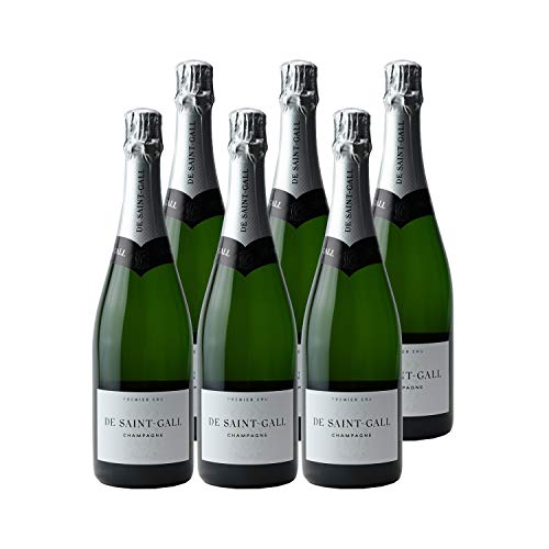 Champagne Premier Cru Blanc de Blancs Brut - De Saint-Gall - Rebsorte Chardonnay - 6x75cl von Generisch