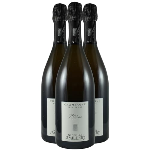 Champagne Premier Cru Extra Brut Platine - Champagne Nicolas Maillart - Rebsorte Pinot Noir, Chardonnay - 3x75cl von Generisch